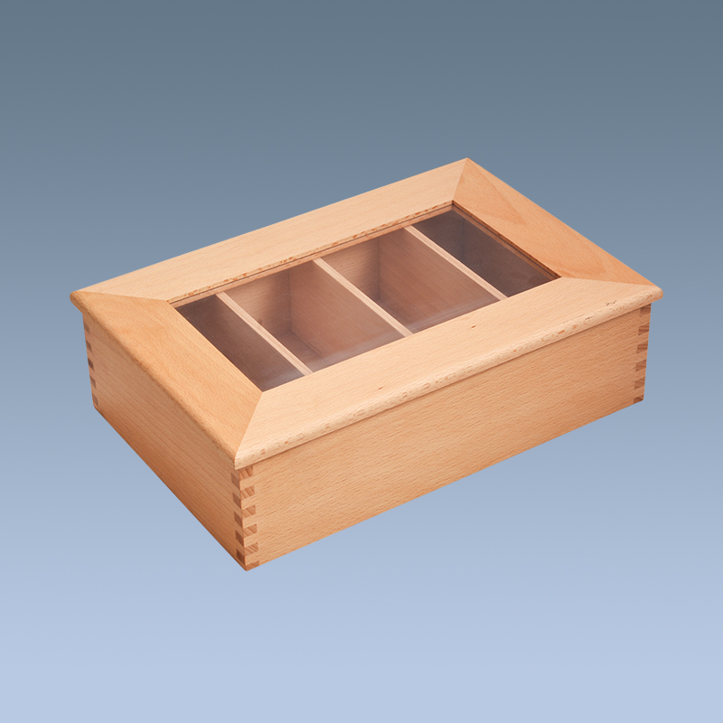 High quality best price customized logo storage tea box wooden