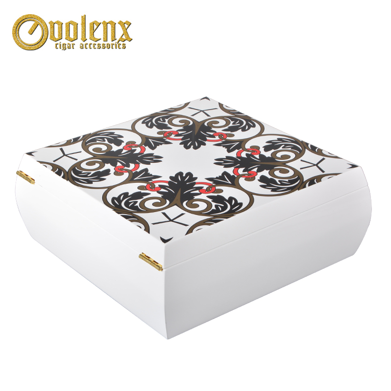 Hot Sale Wooden White Gift High Gloss Perfume Packaging Box 3