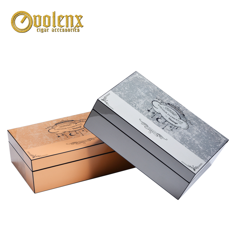 High-end glossy custom logo wooden watch packaging box 7