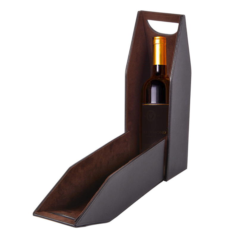 Wholesale French Wine Wooden Box Cylinder Wine Box With Accessories 19