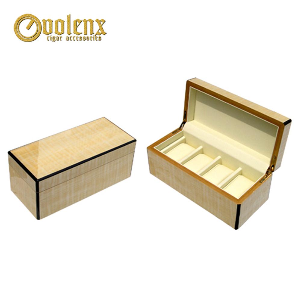 Hot Sale Custom Logo Wooden Watch Storage Box