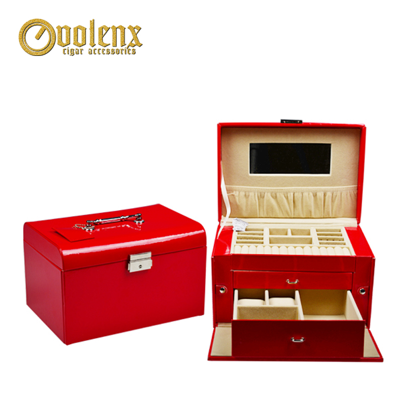  High Quality leather jewelry box 5