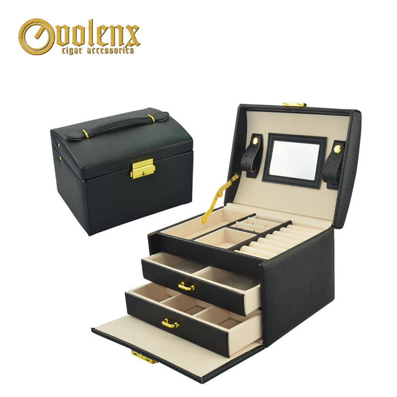  High Quality leather jewelry box 9