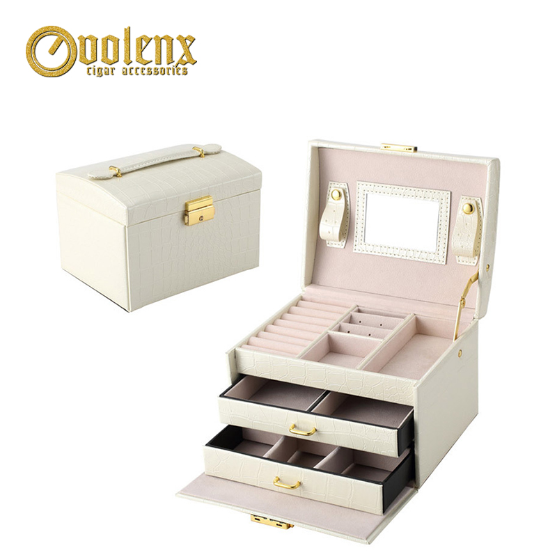  High Quality leather jewelry box 7