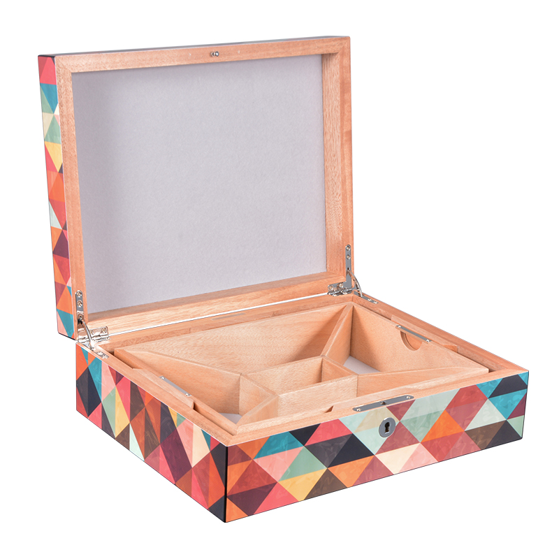  High Quality wooden jewelry packaging box 8
