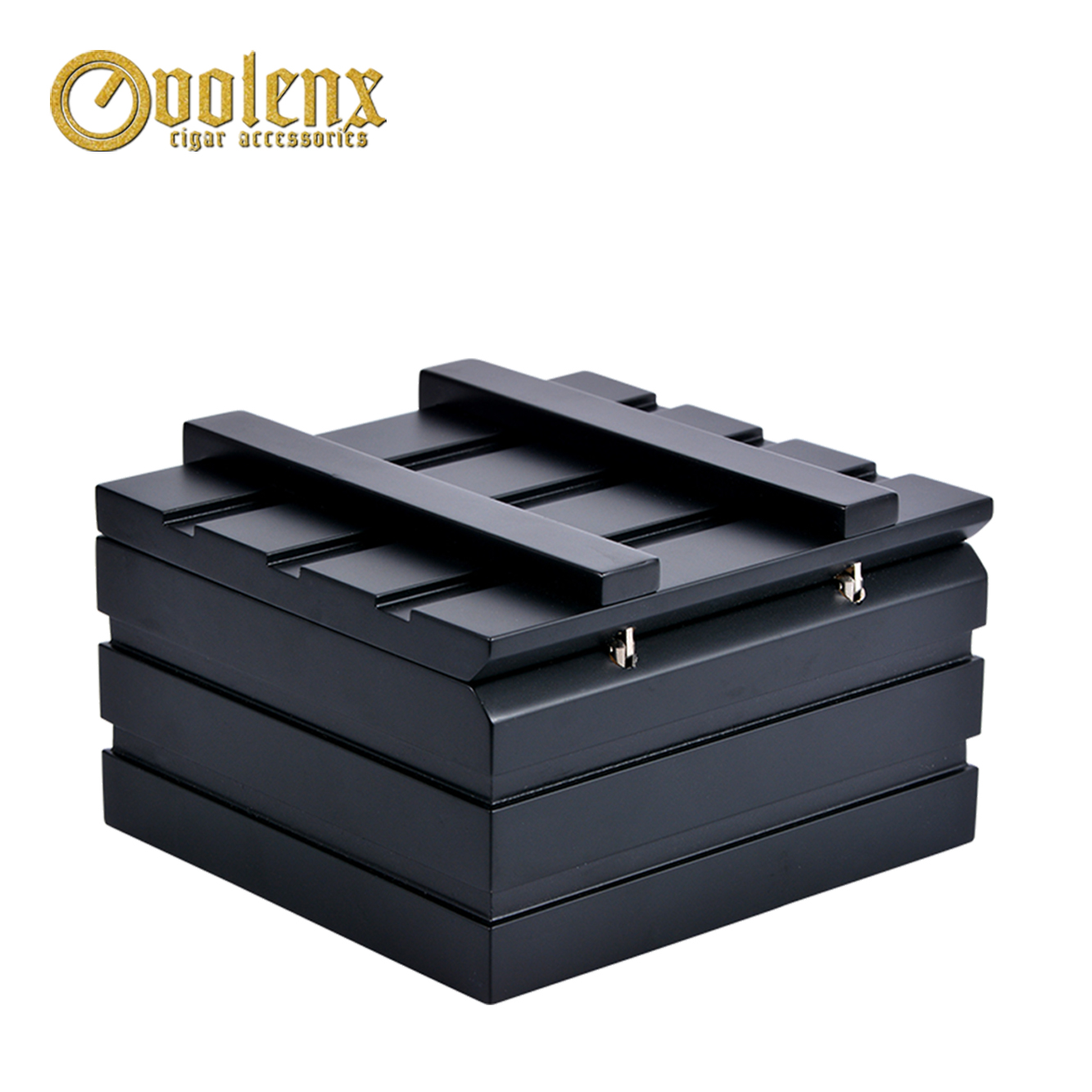 2019 wholesale black customize wooden single watch box 7