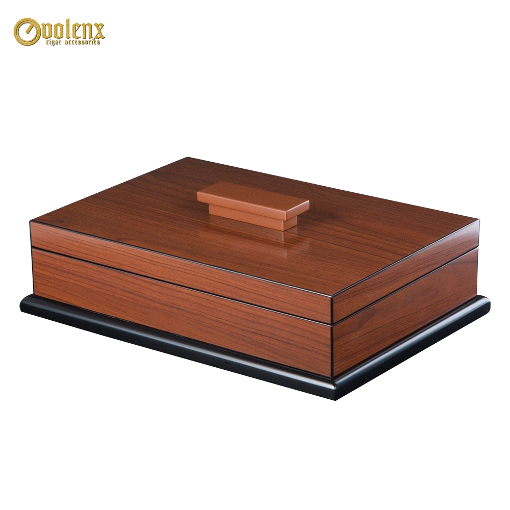Hot Sale Custom Luxury Wooden Tea Box With  White Velvet 3
