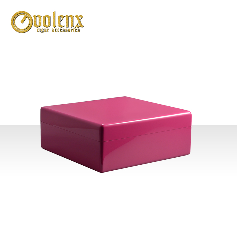 Wholesale Custom Logo Pink Wooden Jewelry Packaging Box 4