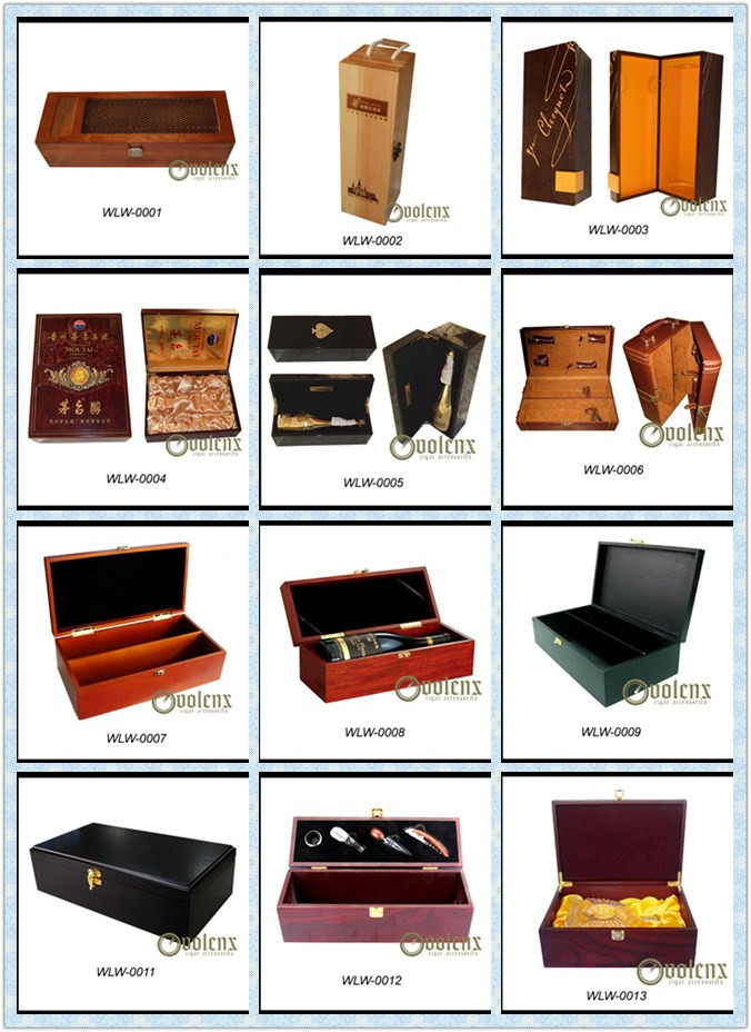 Luxury Wooden Wine Gift Box with Wine Tool Sets Drawer 11