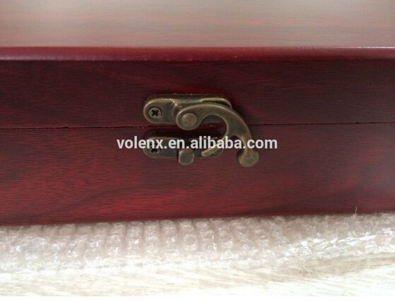 Custom Logo Premium Wooden Wine Gift Box With Accessories 9