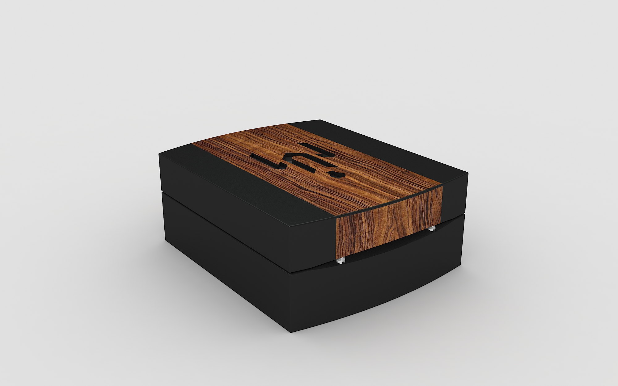 Custom Best Wooden High Gloss Display Single Perfume Packaging Box 3