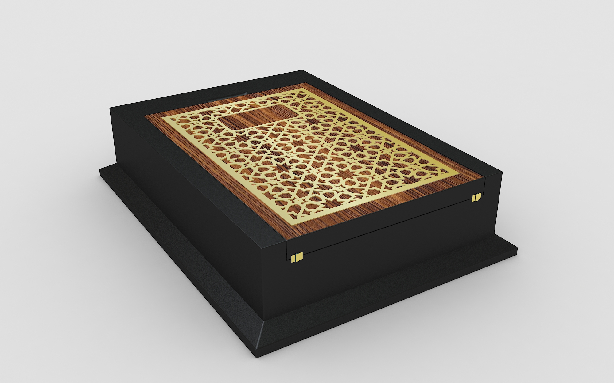 New Design Wooden Single Luxury Perfume Packaging Box 3