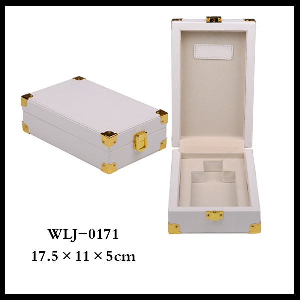 Custom Luxury Wooden White Gift Jewelry Packaging Box 3