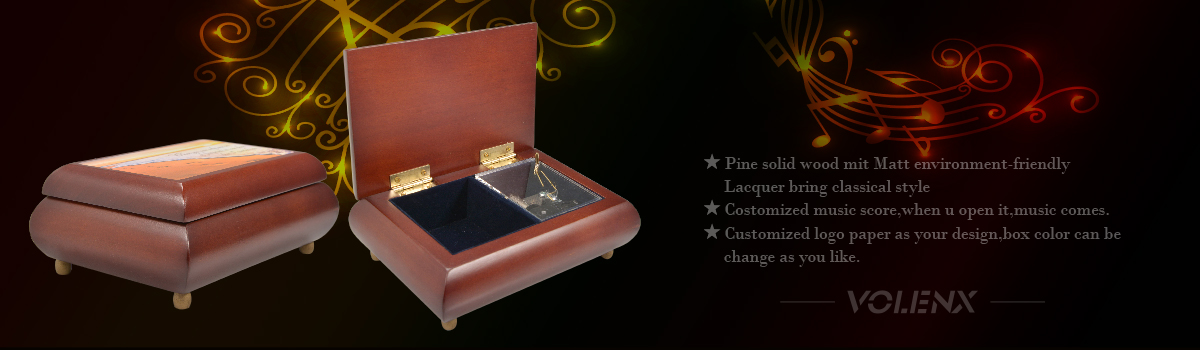  High Quality wooden music box 2