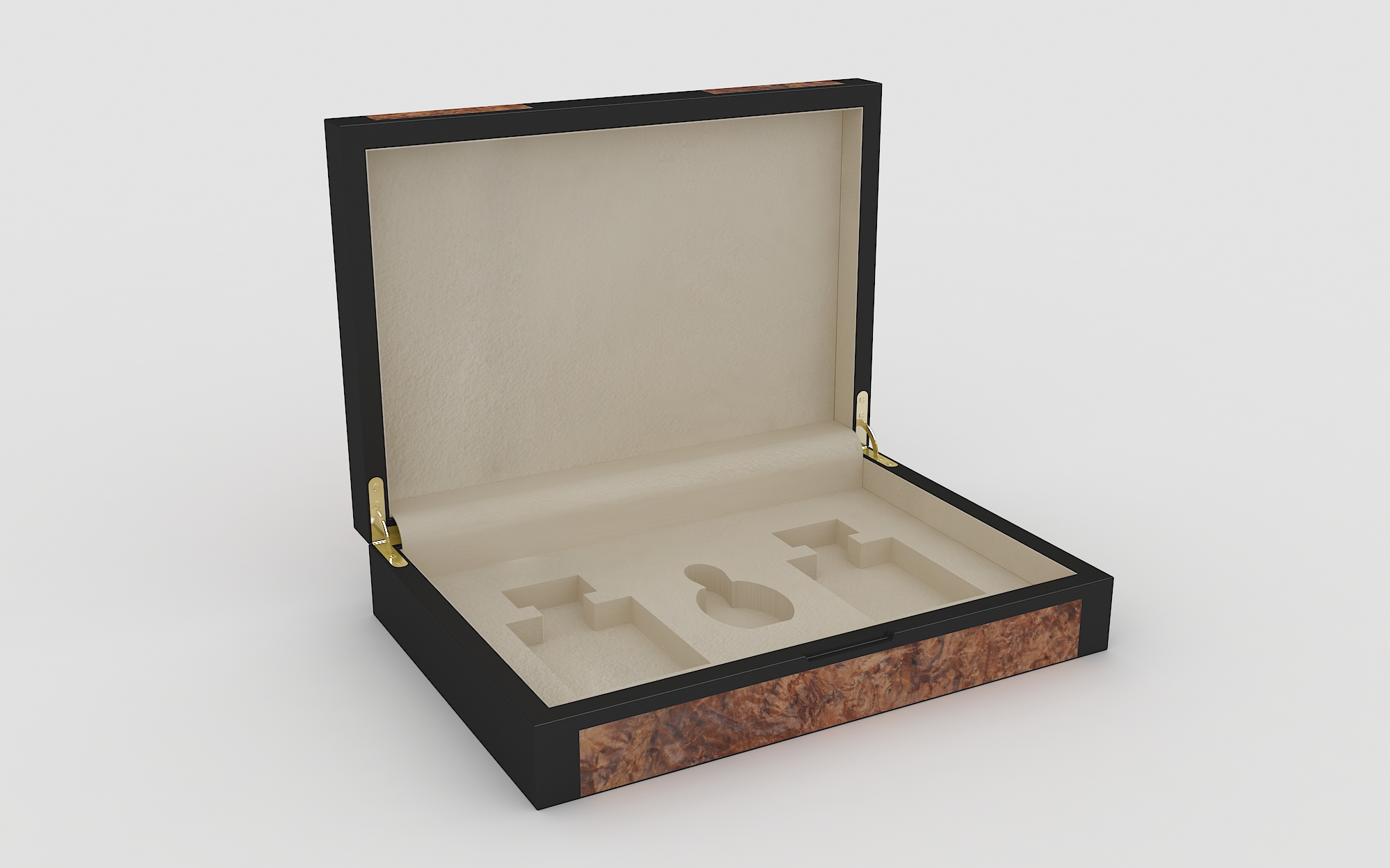 Custom Design Luxury Wooden Grain Paper Perfume Packaging Box 5