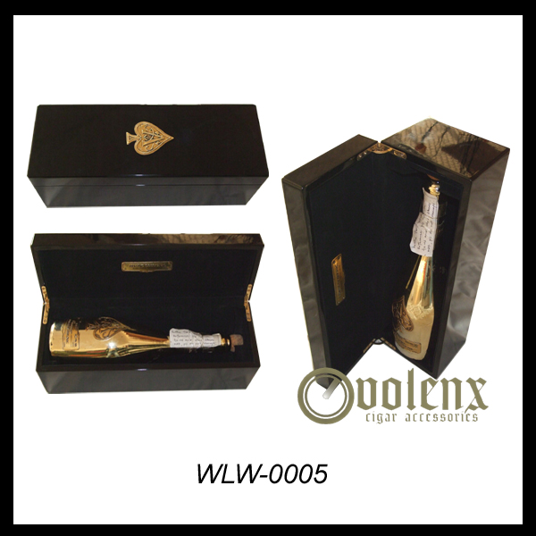 Custom Premium Christmas Single Bottle Wooden Wine Boxes Wholesale 3