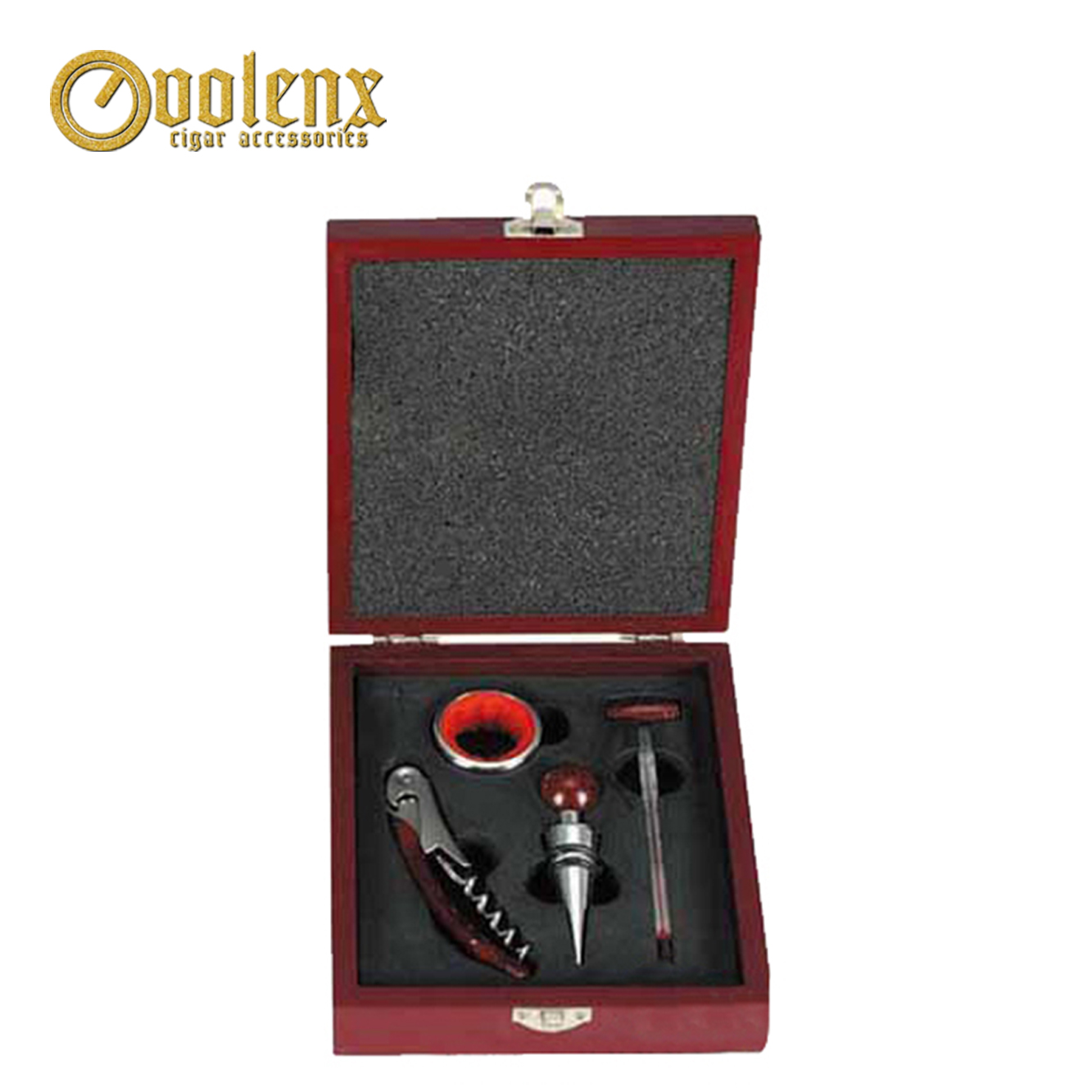 Promotional Corkscrew and Wine Stopper Set In Gift Packing Box on Wholesale 9