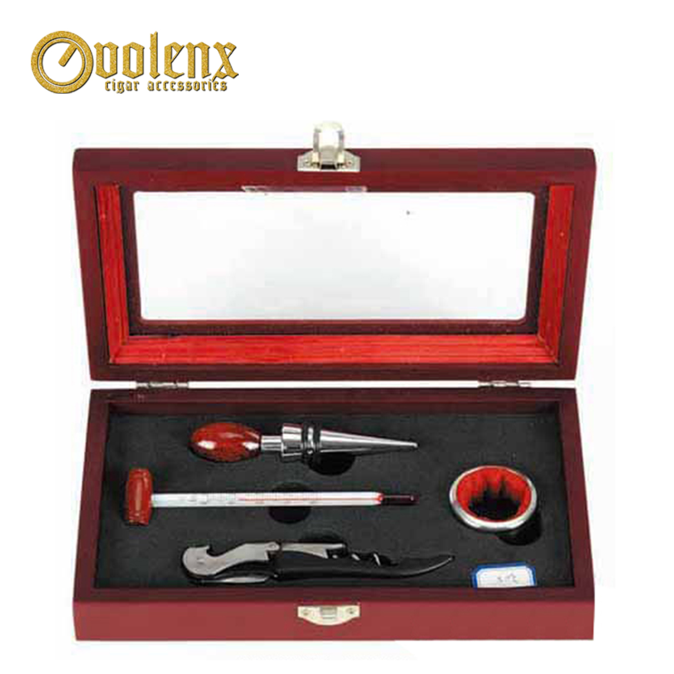 Promotional Corkscrew and Wine Stopper Set In Gift Packing Box on Wholesale 7