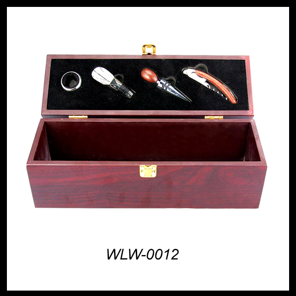 Hot Selling Luxury Wooden Wine Box Wine Storage Case For 3 Wine Bottles Wholesale 9