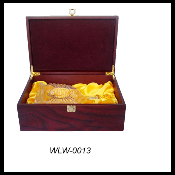 Hot Selling Luxury Wooden Wine Box Wine Storage Case For 3 Wine Bottles Wholesale 5
