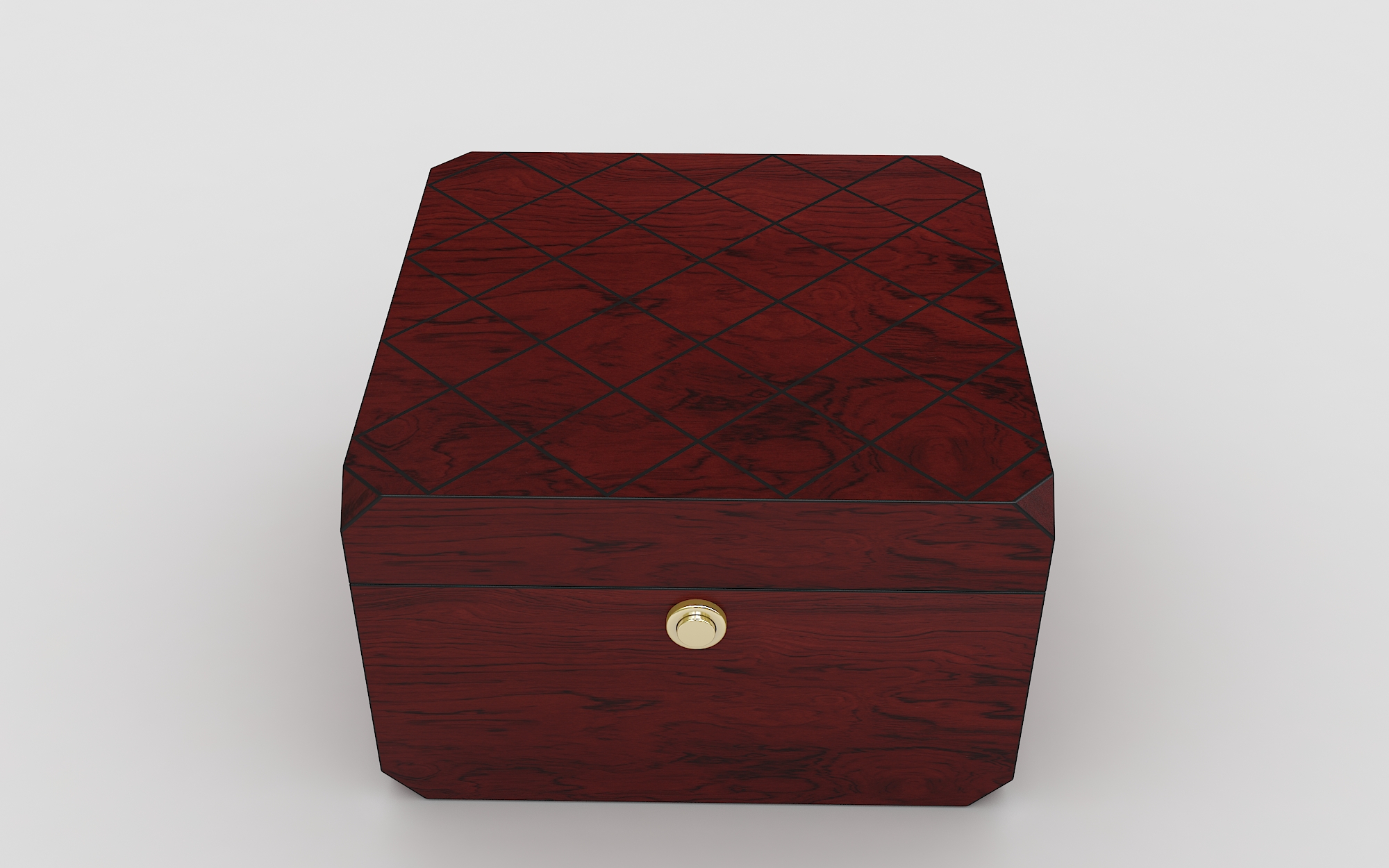 Custom Dubai Red Luxury Wooden Gift Perfume Packaging Box