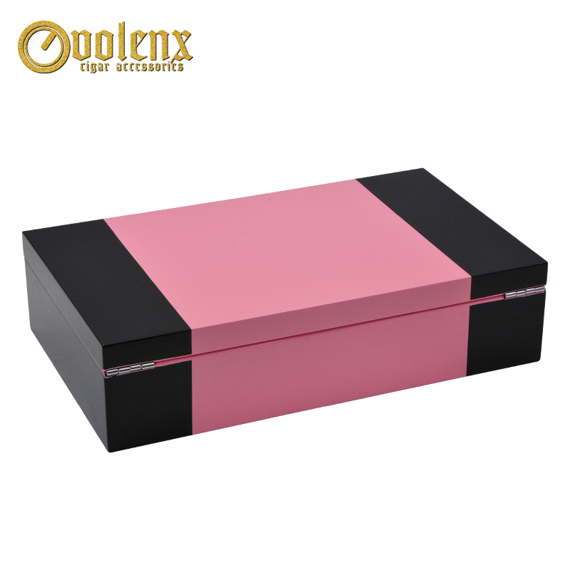 Custom Pink Wooden Luxury Perfume Packaging Box 3