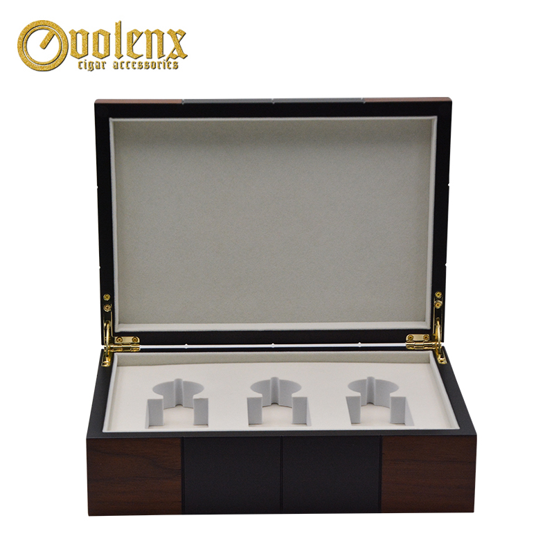 Wholesale Luxury Wooden Black Perfume Packaging Box 5