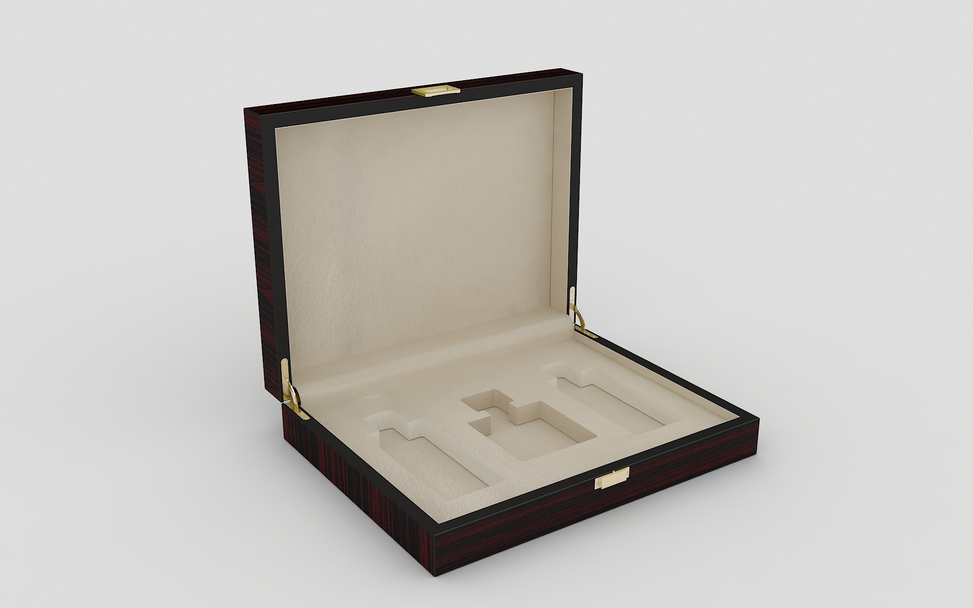 Custom Red Wooden Luxury Gift Perfume Box Packaging 5
