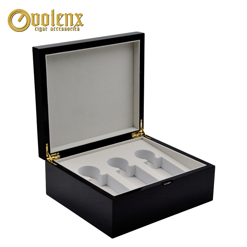 Wholesale Custom Black Hold 3 Perfume Packaging Box