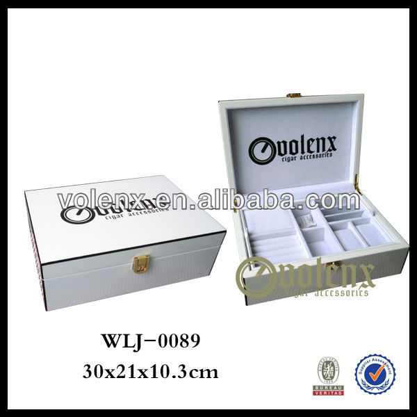 Luxury Handmade Custom Logo Printed Wooden Jewelry Gift Box for Sale 5