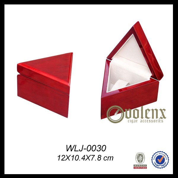 Wooden Ring Box/Earring Box Custom Logo Jewelry Packaging Boxes 16