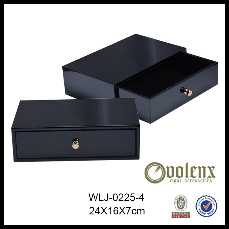 Custom Luxury Jewelry Necklace Packing Wooden Box with Drawer