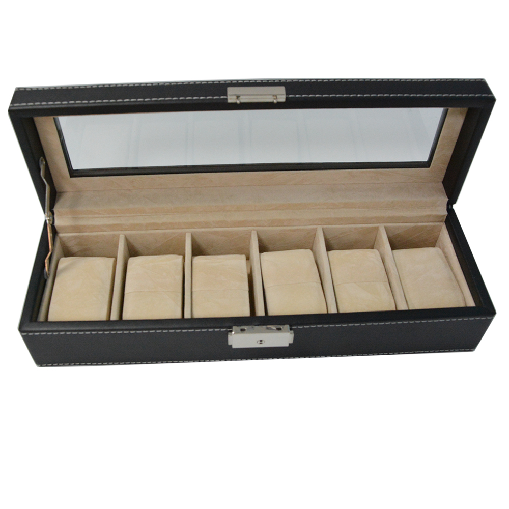 Wholesale Custom Leather Luxury Wooden Display Watch Storage Box