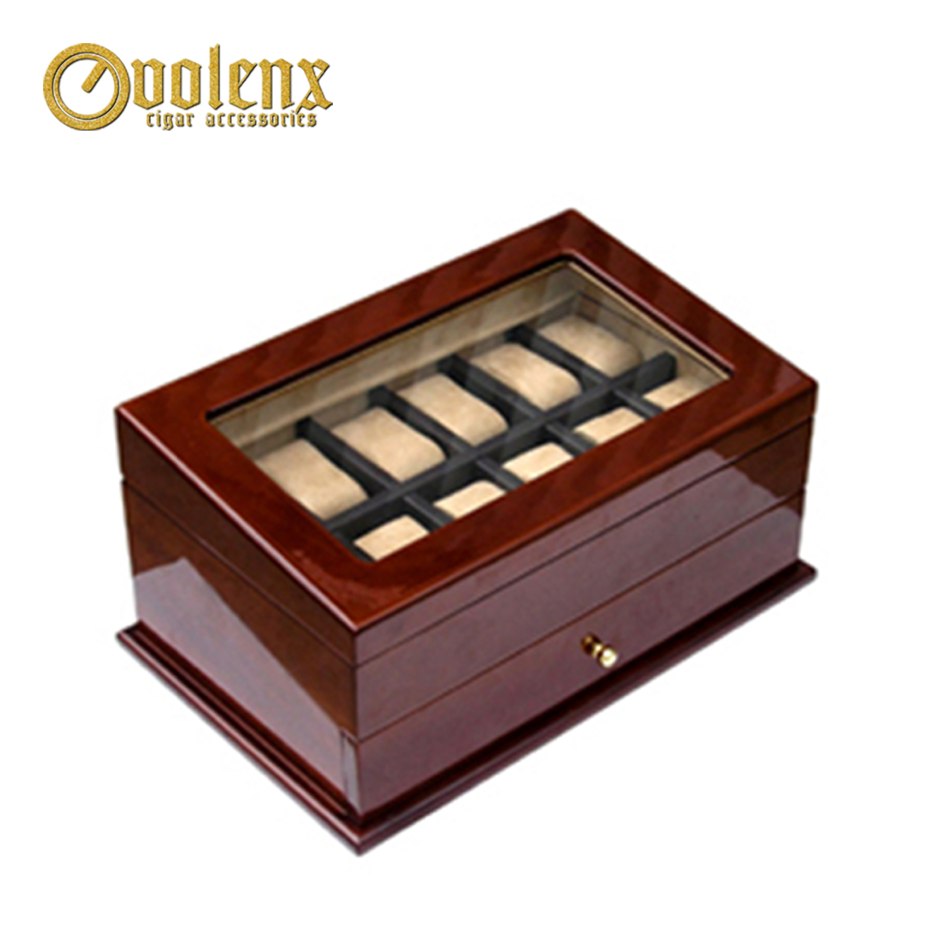 High quality customized luxury wooden watch packaging box 3