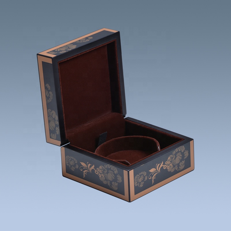 wholesale cheap photo paper wooden watch box leather luxury 9