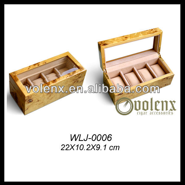 Wholesale luxury gift wooden watch box packaging