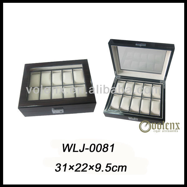 clear glass jewelry box WLJ-0081 Details
