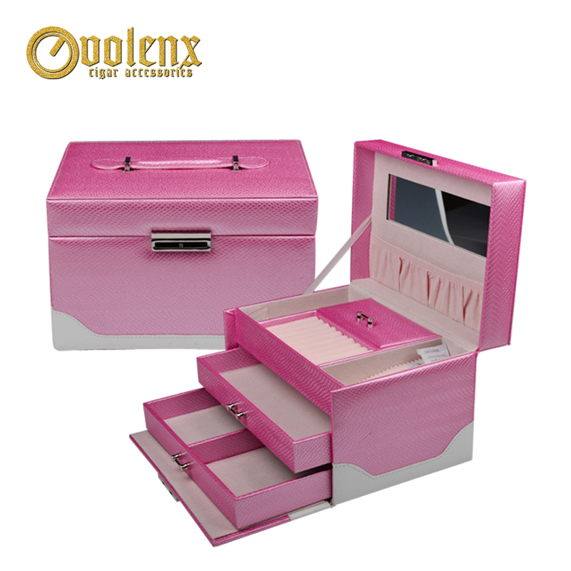 High Quality Multi Drawer Custom Jewelry Boxes Manufacturer
