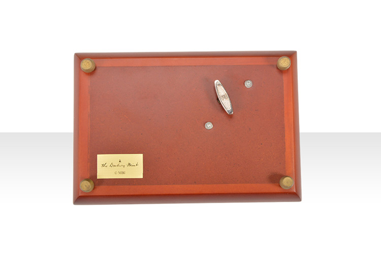 Wholesale velvet trinket MDF wooden music jewelry box 11