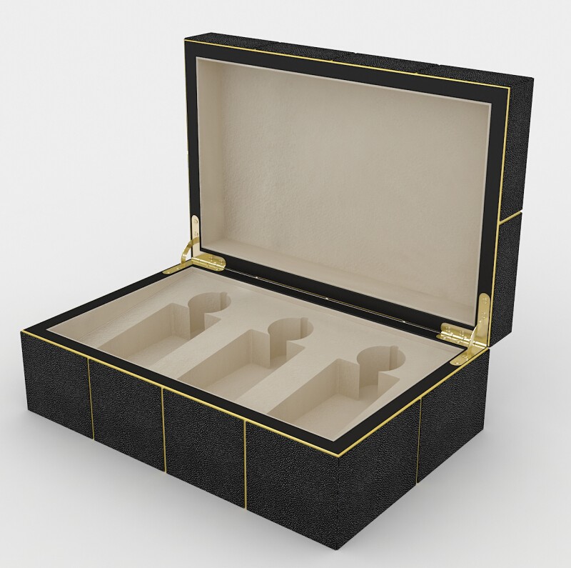 High end luxury wooden packaging boxes for perfume cosmetic 3