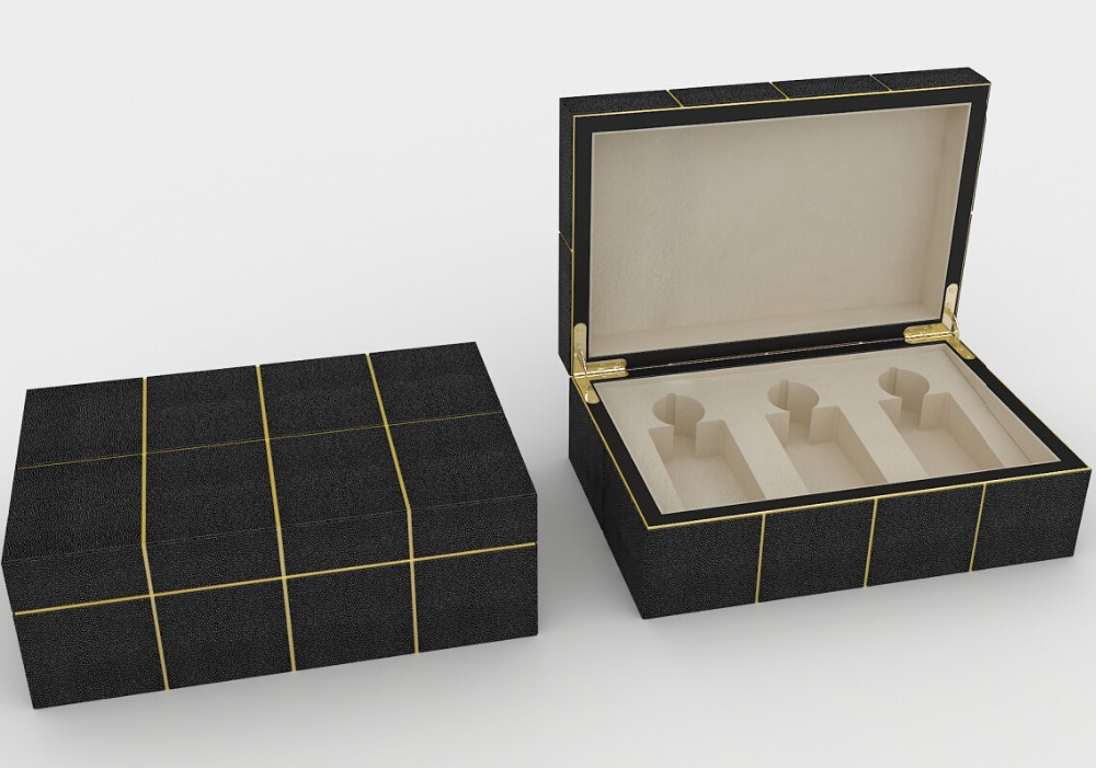 High end luxury wooden packaging boxes for perfume cosmetic 5