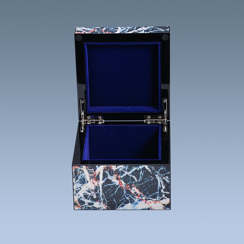 2018 new design wholesale black wooden perfume box for two bottles 9