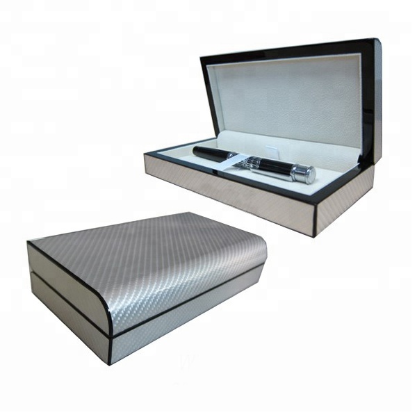 Wholesale Silver Wood Gift Pen Packaging Box