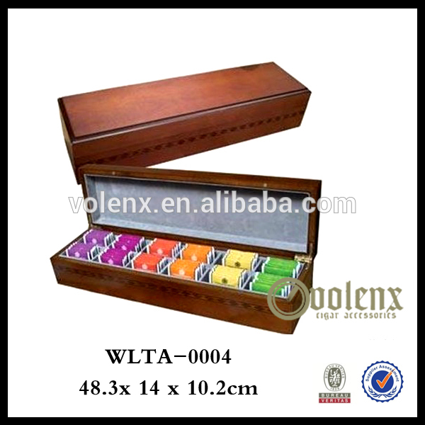 Wholesale wooden tea packaging bamboo box with logo printing 3