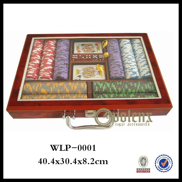 Wholesale Unique Plastic Poker Chips With Wooden Box