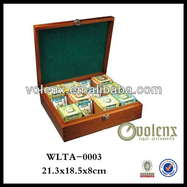 Custom Cherry High Quality Wooden Tea Box 5