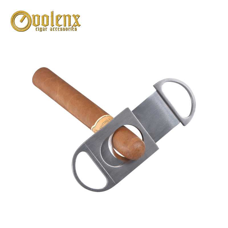 Top Quality Stainless cigars cutters bottle opener 2 blade cigar cutter set