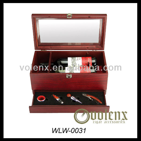 Beautiful Rosewood Creative Christmas Packaging Wine Boxes