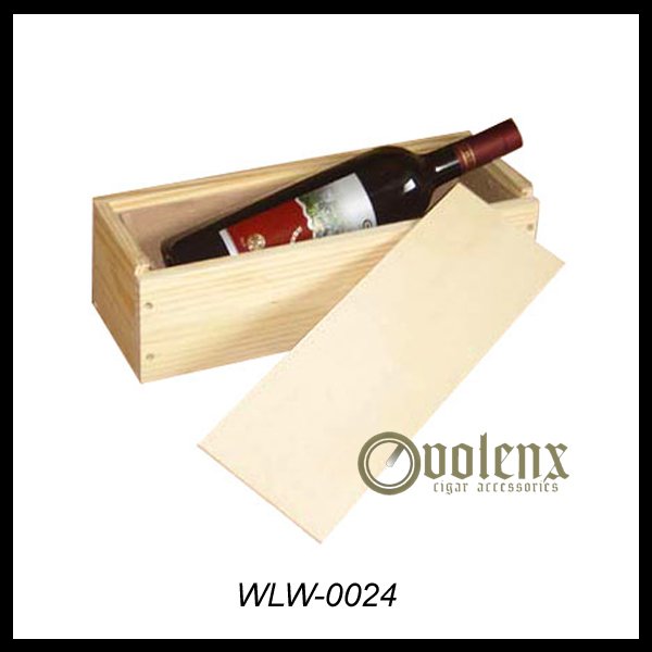 Custom Cheap single wine bottle wooden wine box 5