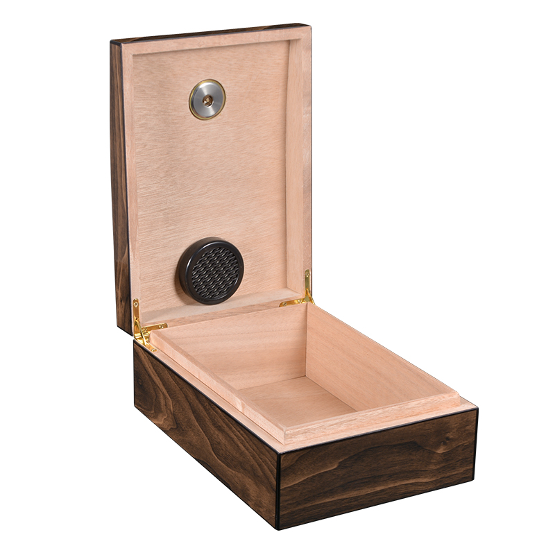 Customized Size Wood Cigar Humidor Box Cigar Box Designs 8